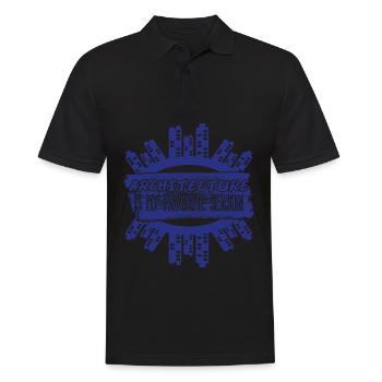 Architect Skyscraper Architecure - Men's Polo Shirt - black - Front - Kai (181cm)