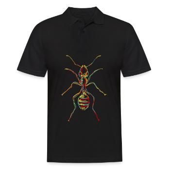 Ants Ant farm Ant - Men's Polo Shirt - black - Front - Kai (181cm)