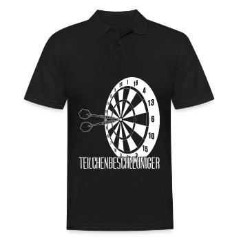 Darts Dartspieler Dartpfeil Dartscheibe - Männer Poloshirt - Schwarz - Vorne - Kai (181cm)