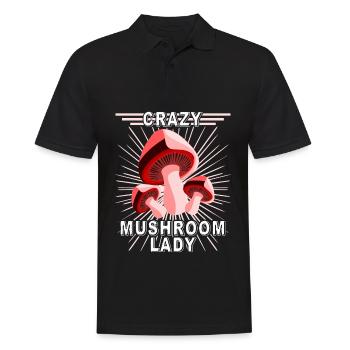 Cueilleur de champignons Mushroom Lady Mushroom Finder - Polo Homme - noir - Devant - Kai (181cm)
