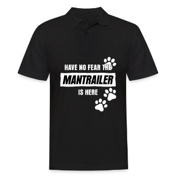 Mantrailing Suchhund Spürhund Mantrailer - Männer Poloshirt - Schwarz - Vorne - Kai (181cm)