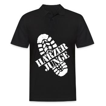 Harz Wandern Harzer Junge Brocken - Männer Poloshirt - Schwarz - Vorne - Kai (181cm)