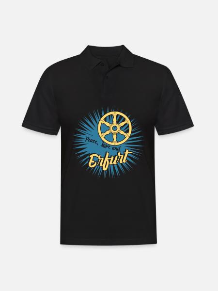 Erfurt Erfurter - Men's Polo Shirt - black
