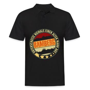 Blague de Bamberg pour l’homme Bamberger - Polo Homme - noir - Devant - Kai (181cm)