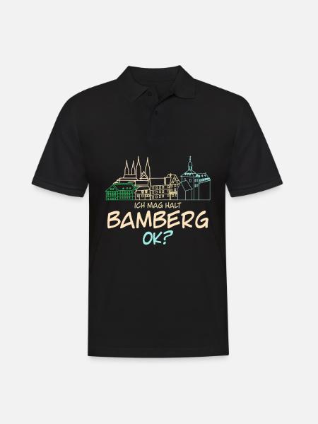 Bamberger I like Bamberg - Men's Polo Shirt - black