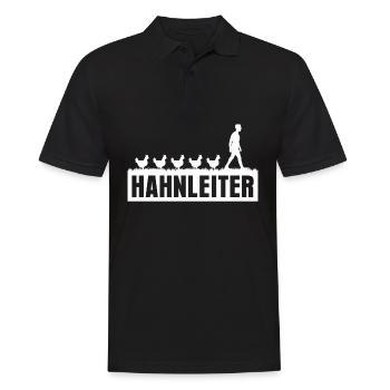 Hühner Hahn Hühnerstall Huhn - Männer Poloshirt - Schwarz - Vorne - Kai (181cm)