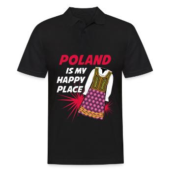Pologne Pole Costume Polonais - Polo Homme - noir - Devant - Kai (181cm)