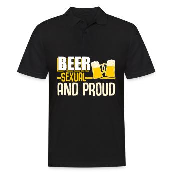 Beer funny Braumeister Bierbrauer - Men's Polo Shirt - black - Front - Kai (181cm)