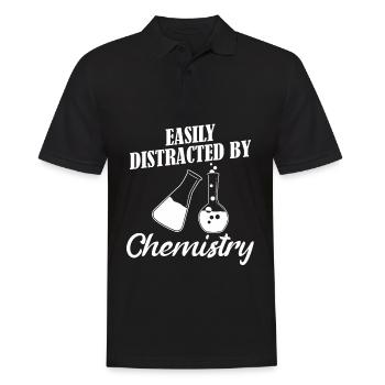 Chimiste Assistant de laboratoire chimique Technicien chimique Chimie - Polo Homme - noir - Devant - Kai (181cm)