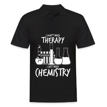Chimiste Laboratoire de chimie Technicien chimique - Polo Homme - noir - Devant - Kai (181cm)