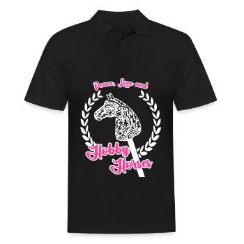 Hobby Horse Rider Hobbyhorse - Polo Homme - noir - Devant - Kai (181cm)