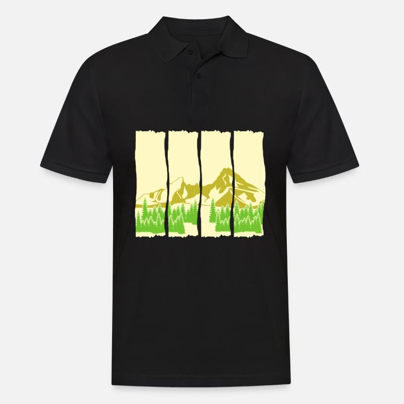 Watzmann Alpinisme Massif du Watzmann - Polo Homme - noir