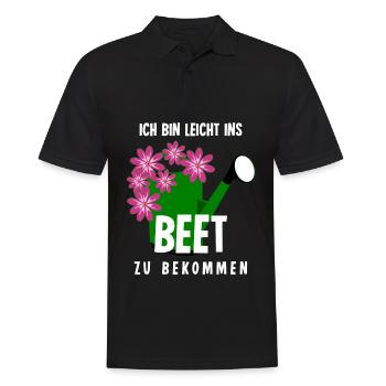 Garten Gärtner Galabauer Witz Galabau - Männer Poloshirt - Schwarz - Vorne - Kai (181cm)