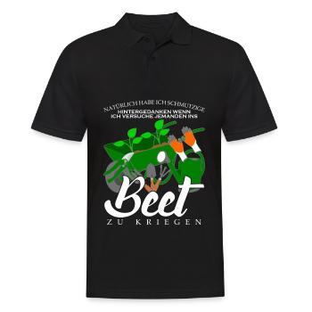 Garten Galabauer Galabau Gärtner - Männer Poloshirt - Schwarz - Vorne - Kai (181cm)