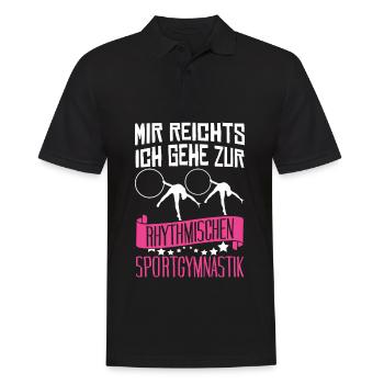 RSG Turnen Rhythmische Sportgymnastik - Männer Poloshirt - Schwarz - Vorne - Kai (181cm)