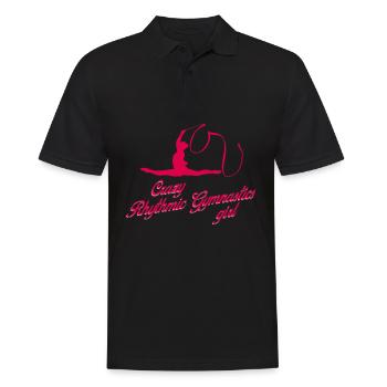 RSG Turnen Rhythmic Gymnastics - Männer Poloshirt - Schwarz - Vorne - Kai (181cm)