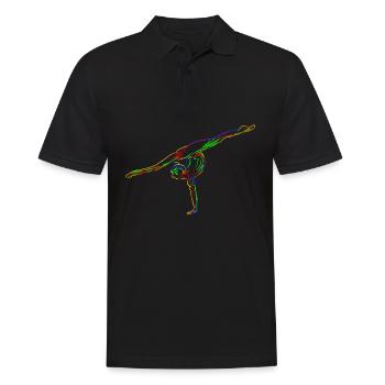 Gymnastique rythmique RSG - Polo Homme - noir - Devant - Kai (181cm)