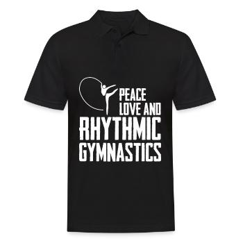 Gymnastique rythmique gymnastique - Polo Homme - noir - Devant - Kai (181cm)