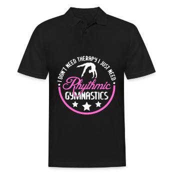 Gymnastique rythmique - Polo Homme - noir - Devant - Kai (181cm)