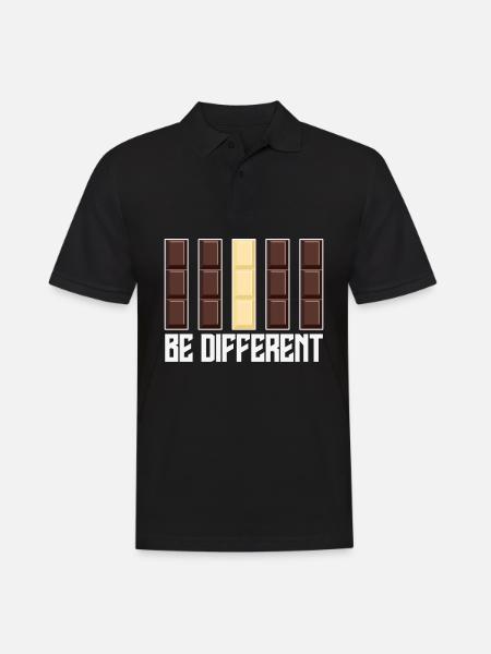 Chocolate Be different Chocolate - Men's Polo Shirt - black
