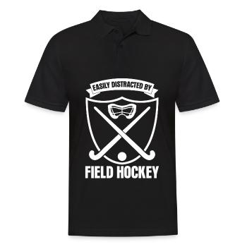 Field hockey hockey players Field hockey - Men's Polo Shirt - black - Front - Kai (181cm)