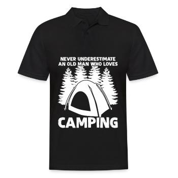 Camping Camping Tente de camping - Polo Homme - noir - Devant - Kai (181cm)