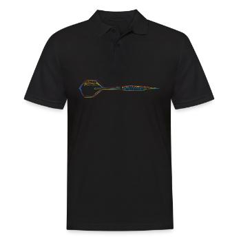 Darts Dartpfeil Dart - Men's Polo Shirt - black - Front - Kai (181cm)