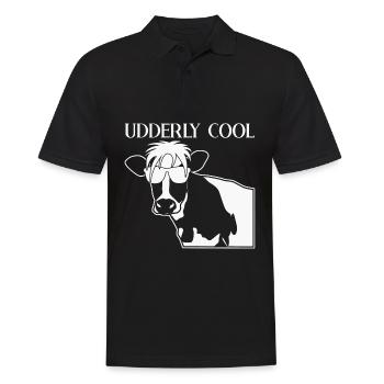 Cow Farmer Farm Calf Calf Cows - Men's Polo Shirt - black - Front - Kai (181cm)