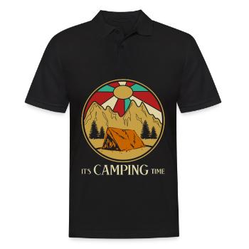 Camping Camping Tente extérieure Trekking - Polo Homme - noir - Devant - Kai (181cm)