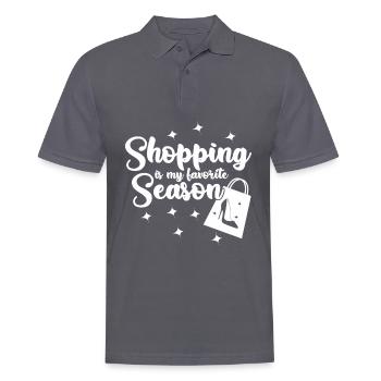 Shopping shoes buy high heels - Men's Polo Shirt - charcoal grey - Front - Nico (186cm)