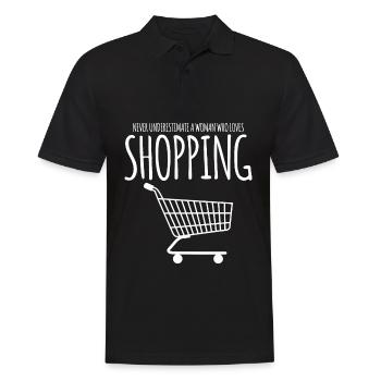 Shopping Panier Shopping - Polo Homme - noir - Devant - Kai (181cm)