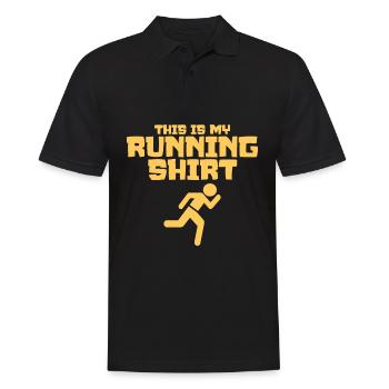 Course à pied Jogging Marathon Runner Race - Polo Homme - noir - Devant - Kai (181cm)