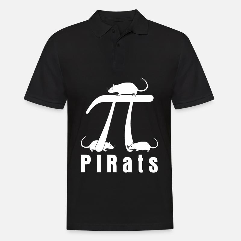 Rat Math Pi Rat - Polo Homme - noir