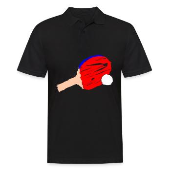 Balle de tennis de table Batte de tennis de table - Polo Homme - noir - Devant - Kai (181cm)