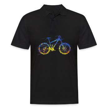 Vélo Cycliste VTT VTT - Polo Homme - noir - Devant - Kai (181cm)