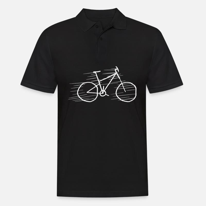 VTT cycliste VTT - Polo Homme - noir