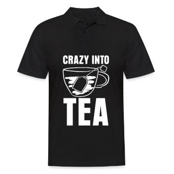 Teacup Tea Drinker Tea Tea Bags - Men's Polo Shirt - black - Front - Kai (181cm)