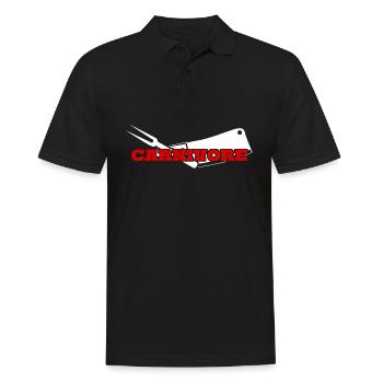 Boucher Carnivore Viande Grillade - Polo Homme - noir - Devant - Kai (181cm)
