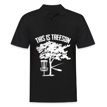 Disc golf Frisbee Tree Disc Golf - Polo Homme - noir - Devant - Kai (181cm)