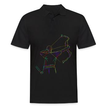 Arc à poulies de tir à l’arc 3D - Polo Homme - noir - Devant - Kai (181cm)