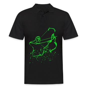 Arc à poulies tir à l’arc 3D - Polo Homme - noir - Devant - Kai (181cm)