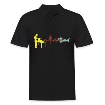 Tournage rétro Turner - Polo Homme - noir - Devant - Kai (181cm)