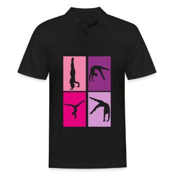 Gymnastique rythmique RSG Gymnastique - Polo Homme - noir - Devant - Kai (181cm)