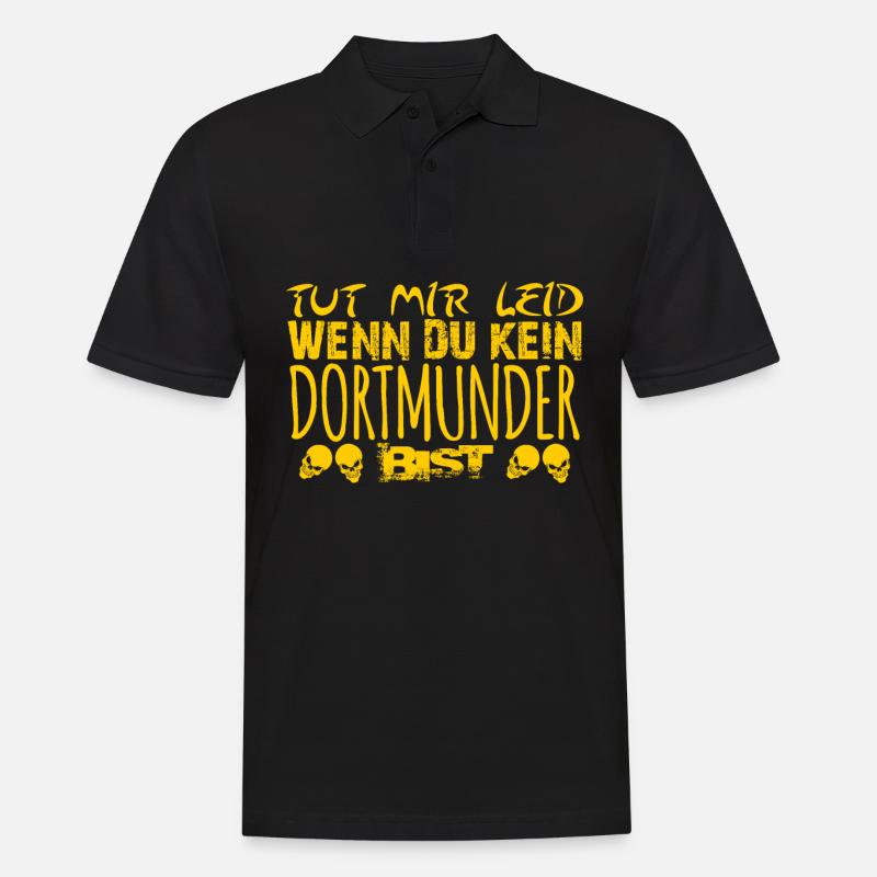 Dortmunder lustig Dortmund - Polo Homme - noir
