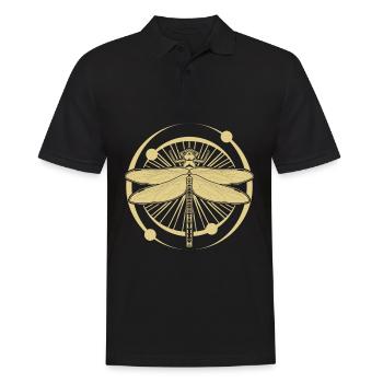 Libellules Insectes occultes Libellule - Polo Homme - noir - Devant - Kai (181cm)