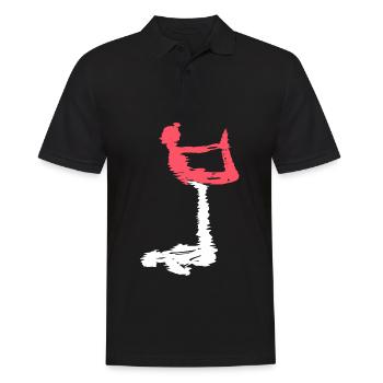 Acro Yoga Meditation Acroyoga - Männer Poloshirt - Schwarz - Vorne - Kai (181cm)