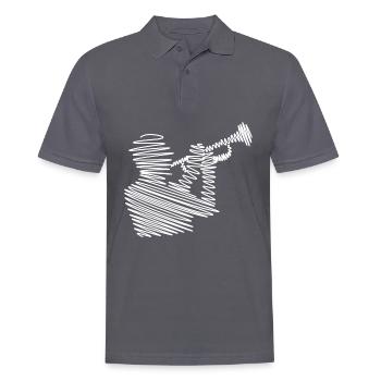 Flugelhorn Orchestra Trompette de cor - Polo Homme - charbon - Devant - Nico (186cm)