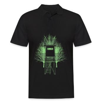 Huntress Hunt High Hunter - Men's Polo Shirt - black - Front - Kai (181cm)