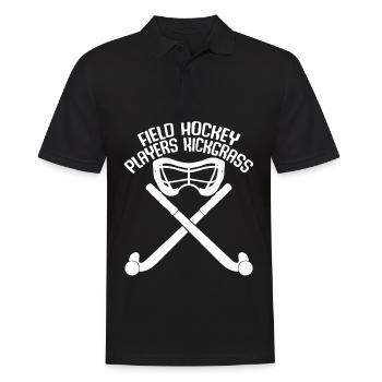 Field hockey Field hockey players - Men's Polo Shirt - black - Front - Kai (181cm)