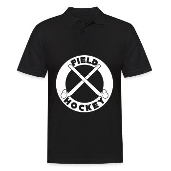 Field hockey Hockey players - Men's Polo Shirt - black - Front - Kai (181cm)